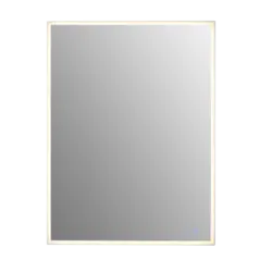 מראה מלבנית לד עם מפשיר אדים