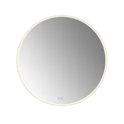 מראה עגולה לד עם מפשיר אדים