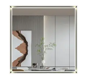 קיר מראה נוצצת מלבני מ.מים